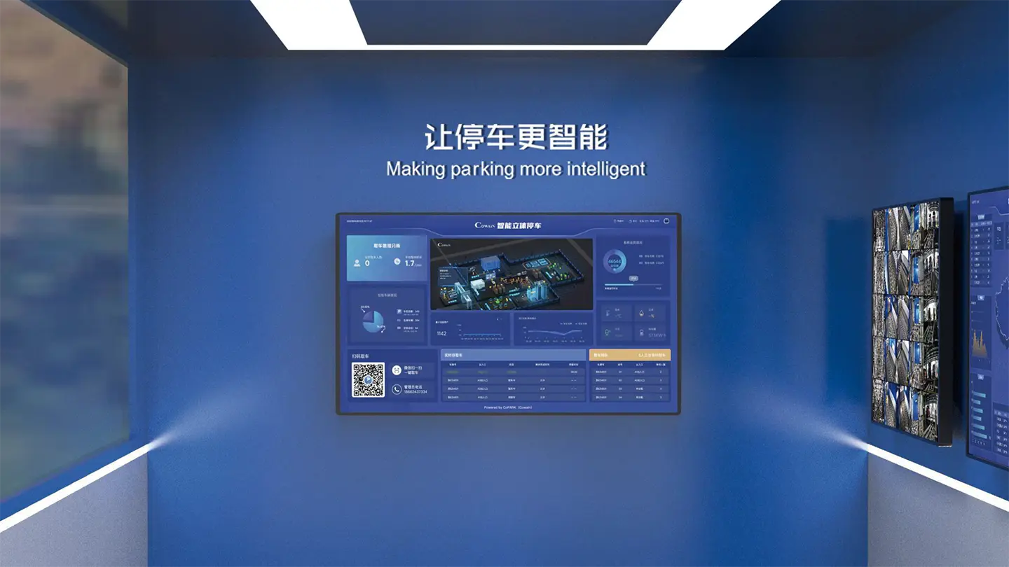 CoPARK SMART lobby display